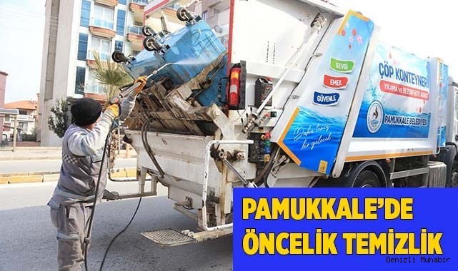 PAMUKKALE’DE ÖNCELİK TEMİZLİK