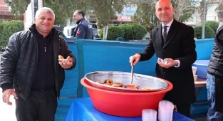 Sarayköy Belediyesi'nden şehitler için lokma hayrı