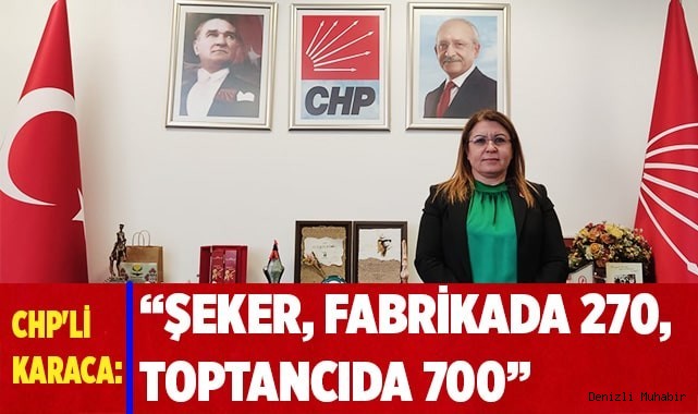 “Şeker, fabrikada 270, Toptancıda 700”