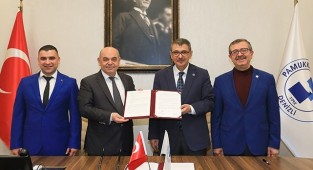 Serinhisar MYO inşaatının tamamlanması için protokol imzalandı