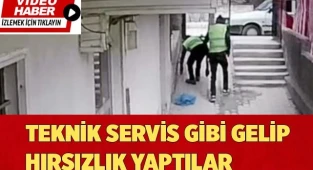 Teknik servis gibi gelip mahalledeki doğalgaz topraklamalarını çaldılar