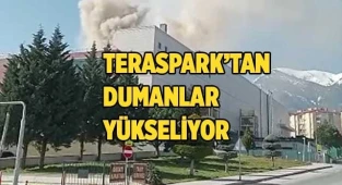 Teraspark'tan dumanlar yükseliyor