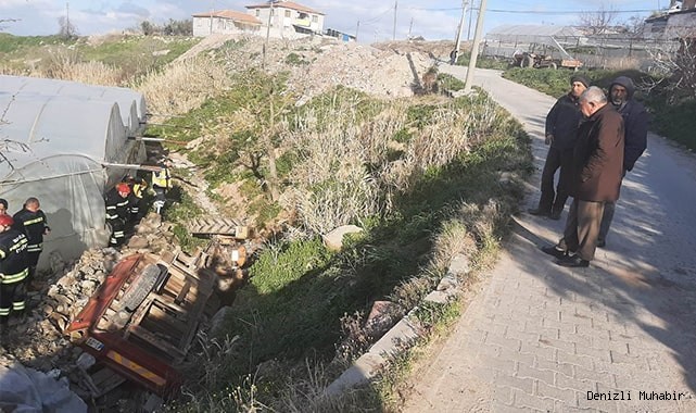 Traktör can aldı