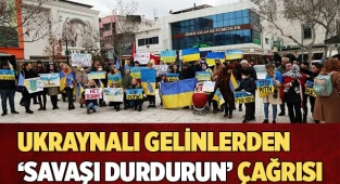 Ukraynalı gelinlerden ‘savaşı durdurun’ çağrısı
