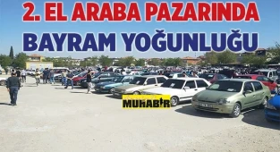 2. el oto pazarında yoğunluk yaşanıyor