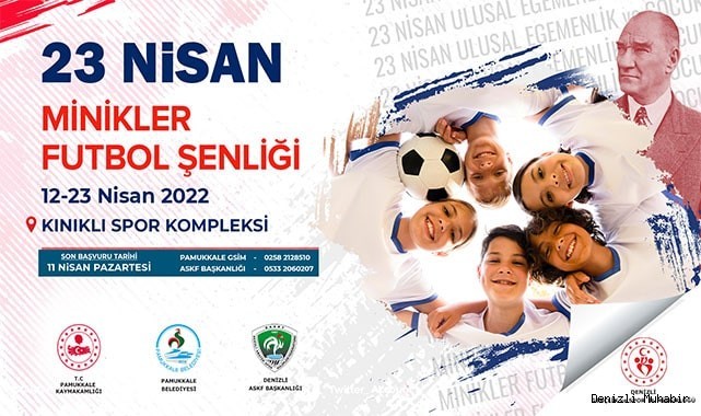 23 NİSAN MİNİKLER FUTBOL ŞENLİĞİ BAŞLIYOR