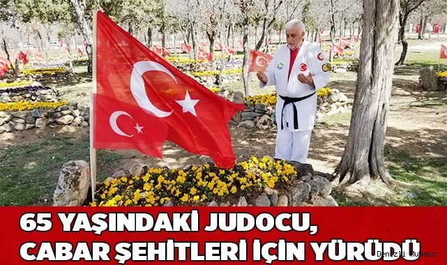 65 yaşındaki judocu, Cabar’da şehit edilen 83 kişi için yürüdü