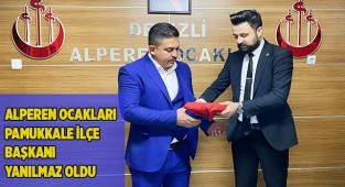 Alperen Ocakları Pamukkale İlçe Başkanı Yanılmaz Oldu