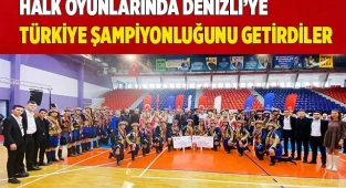 Altın madalya Denizli’nin