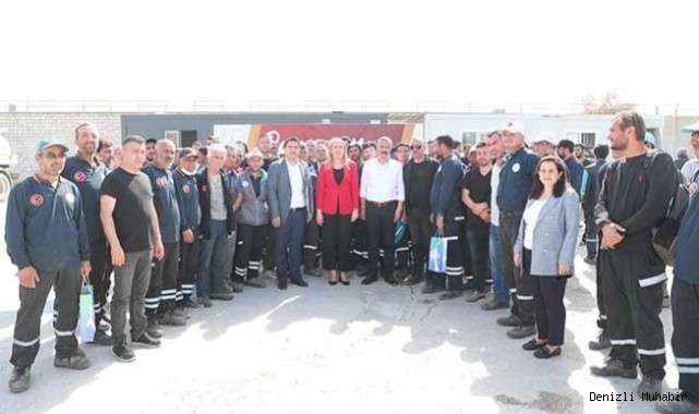BAŞKAN DOĞAN ÇALIŞMA ARKADAŞLARI İLE BAYRAMLAŞTI