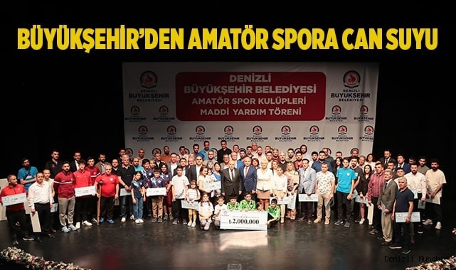 Başkan Zolan’dan 179 amatör spor kulübüne 2.000.000 TL destek