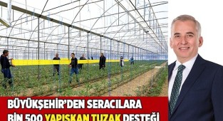 Büyükşehir’in çiftçilere desteği sürüyor