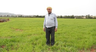 ÇİFTÇİNİN YÜZÜ GÜBRE DESTEĞİYLE GÜLDÜ