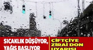 Çiftçiye zirai don uyarısı