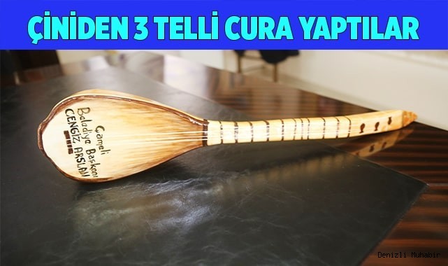 Çiniden 3 telli cura yaptılar