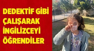Dedektif gibi çalışarak İngilizceyi öğrendiler