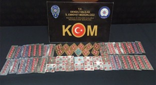 Denizli’de çok sayıda kaçak ürün ele geçirildi