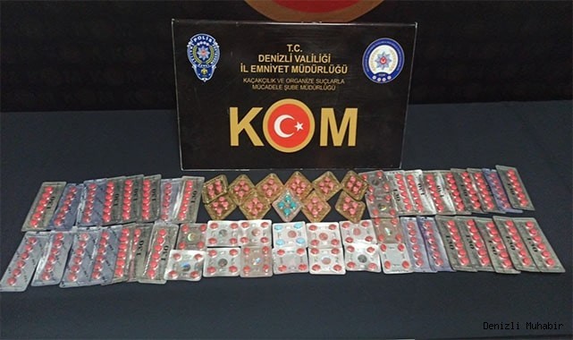 Denizli’de çok sayıda kaçak ürün ele geçirildi