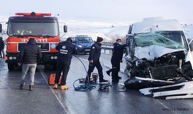Denizli'de son 1 haftada 101 trafik kazası meydana geldi