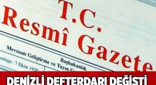 Denizli defterdarı değişti