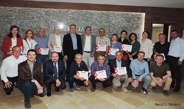 Denizli Tabip Odasında görev değişimi yapıldı.