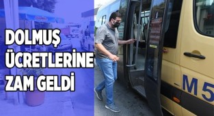 Dolmuş ücretlerine zam geldi
