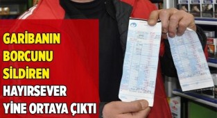 Bu kez elektrik faturalarını ödedi