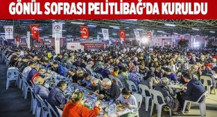 Gönül sofrası Pelitlibağ’da kuruldu
