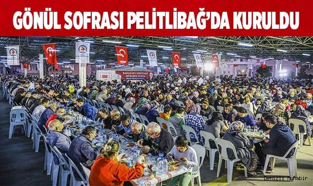 Gönül sofrası Pelitlibağ’da kuruldu