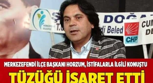 Horzum; “Tüzüğe aykırı hareket edenler için gereği yapılacaktır”