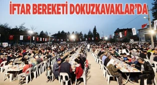 İftar bereketi Dokuzkavaklar’da