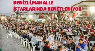 İftar sofrası Bağbaşı’nda kuruldu