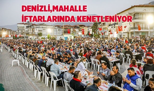 İftar sofrası Bağbaşı’nda kuruldu