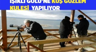 Işıklı Gölü’ne bir kuş gözlem kulesi daha yapılıyor