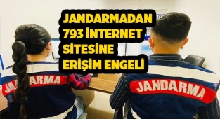 Jandarmadan 793 internet sitesine erişim engeli