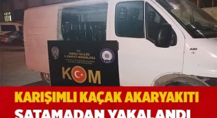 Karışımlı kaçak akaryakıtı satamadan yakalandı