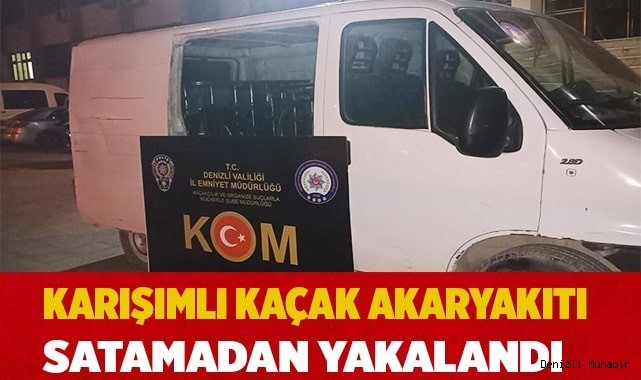 Karışımlı kaçak akaryakıtı satamadan yakalandı