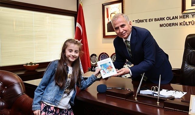 Küçük yazardan Başkan Zolan’a ziyaret