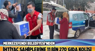 MERKEZEFENDİ BELEDİYESİ’NİN GIDA KOLİSİ DESTEĞİ DEVAM EDİYOR