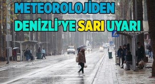 Meteorolojiden Denizli’ye sarı uyarı