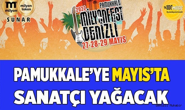 Milyonfest Denizli/Pamukkale’de sahne alacak sanatçılar belli oldu