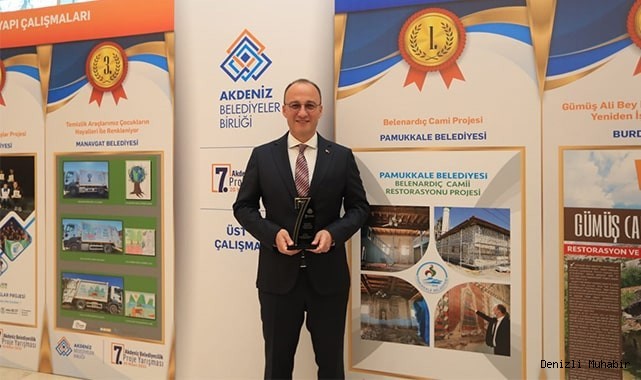 PAMUKKALE BELEDİYESİ’NİN PROJELERİ ÖDÜLE DOYMUYOR