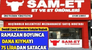 SAM-ET  RAMAZAN BOYUNCA DANA KIYMAYI 75 LİRADAN SATACAK
