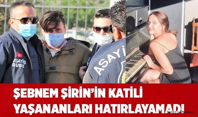 Şebnem Şirin’in katili yaşananları hatırlayamadı