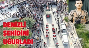 Şehit Teğmen Bekir Can Kerek'i son yolculuğuna binlerce hemşehrisi uğurladı
