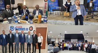 Sendika üyeleri iftarda buluştu