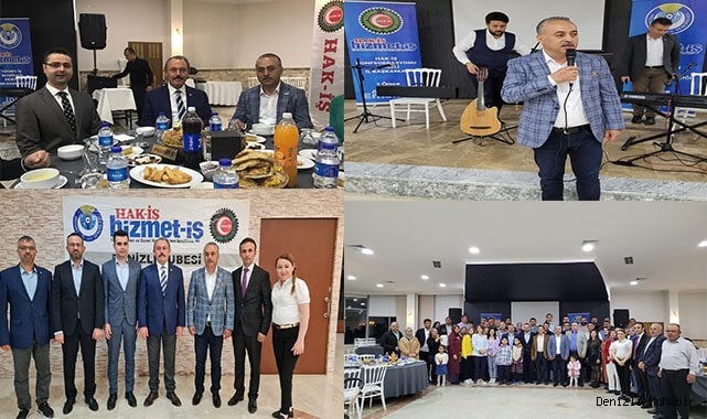 Sendika üyeleri iftarda buluştu