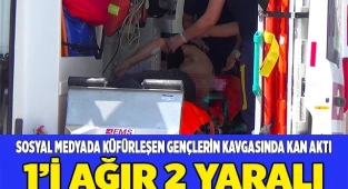 Sosyal medyada küfürleşen gençlerin kavgasında kan aktı: 1’i ağır 2 yaralı