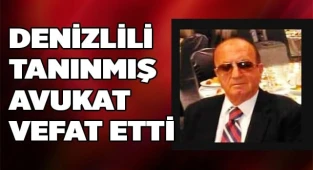 Tanınmış Avukat vefat etti