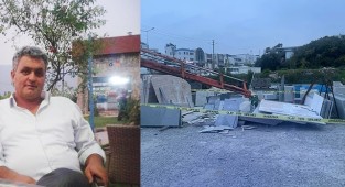 Tonlarca ağırlıktaki mermerin altında kalarak can verdi